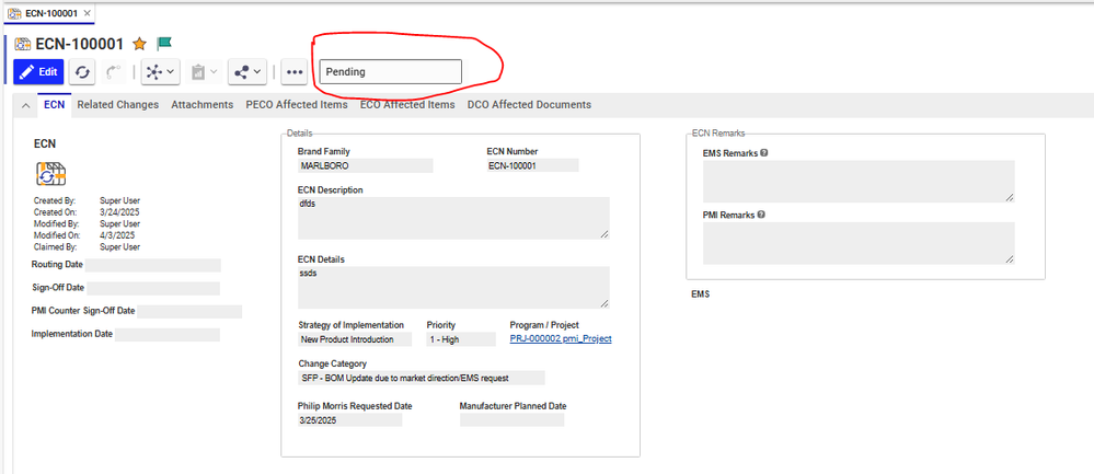 Want to Non Editable field using CUI. | Aras