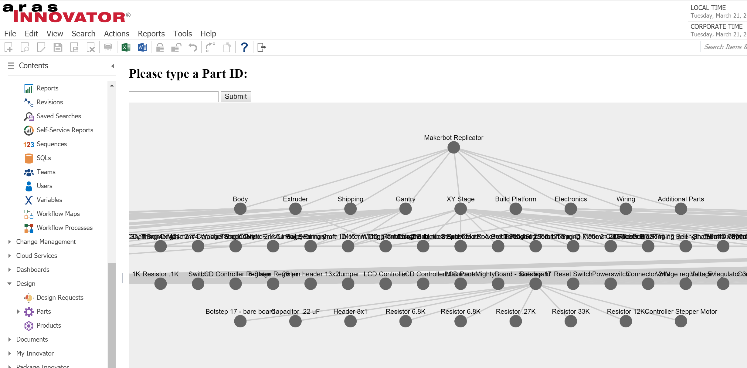 Rendering a Bill of Material as a Graph Using Cytoscape.js | Aras